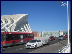 Traffic at City of Arts and Sciences 